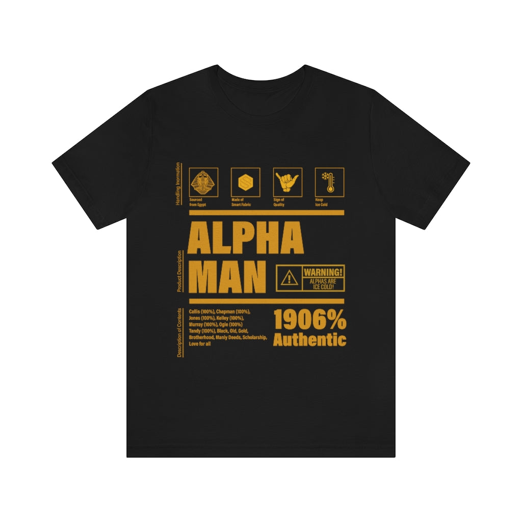 Mens Alpha Phi Alpha T-Shirt Mens Alpha Phi Alpha T-Shirt